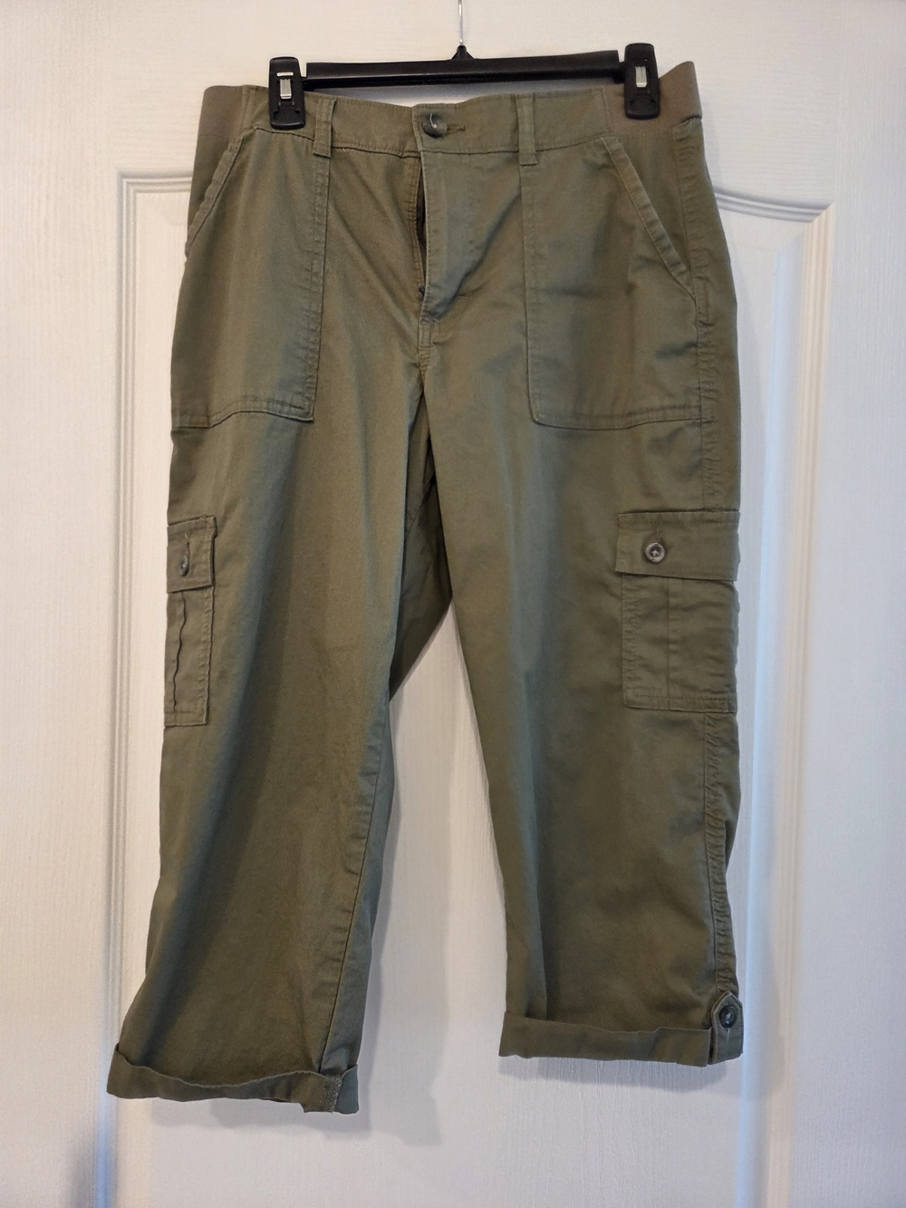 Lee Olive Green Women's Cargo Capris